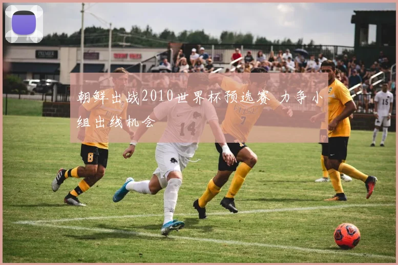 朝鲜出战2010世界杯预选赛 力争小组出线机会